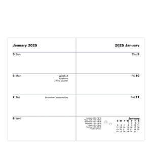 Letts Principal Mini Pocket Week to View Diary 2025